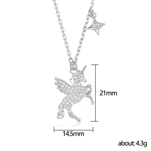 Pretty Unicorn Necklace - Picture 5 of 6